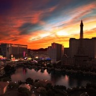 Východ slunce v Las Vegas