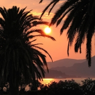Západ slunce v Černé Hoře
