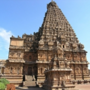 Hinduistický chrám Bríhadíšwara, jižní Indie