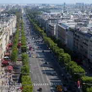 Champs-Elysées, Paříž, Francie