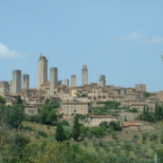 San Gimignano, Toskánsko, Itálie