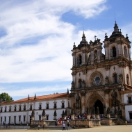 Klášter v městě Alcobaça, Portugalsko
