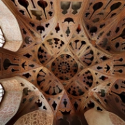 Isfahán, Írán, dekorace interiéru mešity 4