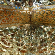 Isfahán, Írán, dekorace interiéru mešity