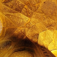 Isfahán, Írán, interiér mešity 13