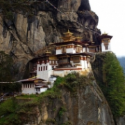 Buddhistický klášter Taktsang v Bhútánu
