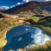 Heart lake, Nový Zéland