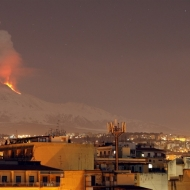 Erupce Etny, Itálie