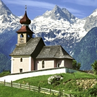 Kostelík v Alpách, Rakousko