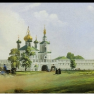 Donský klášter, Moskva, konec 19. století