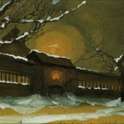 Klášter v noci, A. P. Rjabuškin