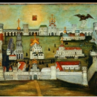 Novoděvičí klášter, Moskva, konec 18. století