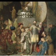 Kníže Michail Černigovský ve Zlaté hordě, 1883