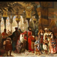 Příchod nevěsty k syrskému královskému dvoru