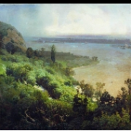 Dněpr před bouří (1888)