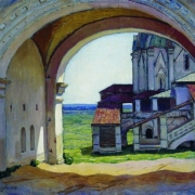 Kolomenské, brána věže Časozvon (1927)