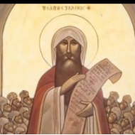 Sv. Athanasios, současná koptská ikona
