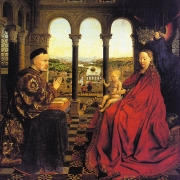 Madona kancléře Rolina (kolem 1435)
