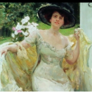 Portrét herečky B. Gorské (1910)