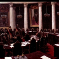 V sále Státní rady