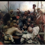 Záporožci píší dopis tureckému sultánu (1880 - 1891)