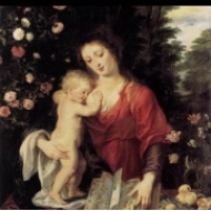 Panna a dítě (1624)