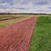 Krajina, studie ve žluté a růžové (1884)