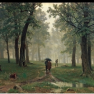 Déšť v lese (1891)