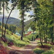 Na Krymu, klášter Kosmy a Damiána (1879)