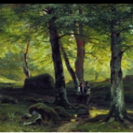 V lesíku (1865)