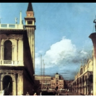 Pohled na Piazzettu, Benátky