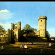 Průčelí hradu Warwick