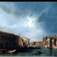 Velký kanál od Rialta k severu, Benátky