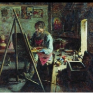 Venkovský malíř ikon (1889)