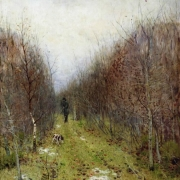 Podzim, lovec (1880)