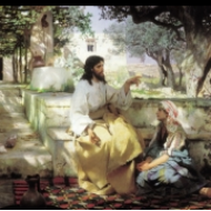 Kristus u Marty a Marie (1886)