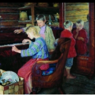 Děti u piána (1918)