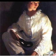 Autoportrét v kostýmu pierota