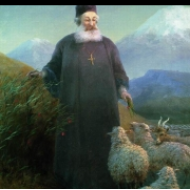 Katolikos Chrimjan Hajrik v okolí Ečmiadzinu (1895)