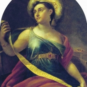 Portrét N. S. Semjonovové v roli Sibilly Delfské (1828)