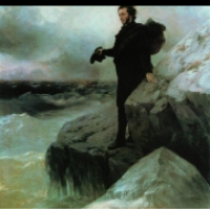 Loučení A.S. Puškina s mořem (1877)