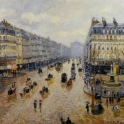 Avenue de lOpera, déšť (1898)