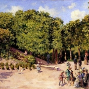 Městský park v Pontoise