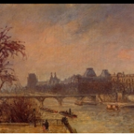 Seina a Louvre, Paříž (1903)