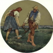Červen, medailón Orloje