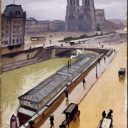 Deštivý den v Paříži