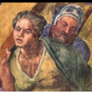 Utrpení sv. Petra (detail)