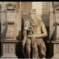 Socha Mojžíše v bazilice sv. Petra v řetězech, Řím