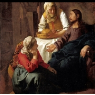 Kristus u Marie a Marty