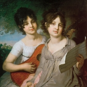Portrét sester kněžen Anny Gavriilovny a Barbary Gavriilovny Gagarinových (1802)